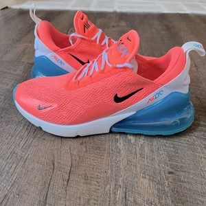 Nike Air Max 270 'Lava Glow Running Shoes Women Size 9.5